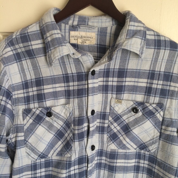 Ralph Lauren Polo heavy flannel shirt - Picture 3 of 3